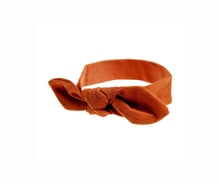 Load image into Gallery viewer, embé® Rust / Newborn (6-14lbs) Bow Headband by embé®