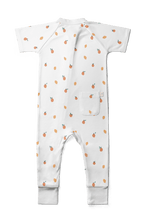 Load image into Gallery viewer, goumikids S/S ZIPPER ONEPIECE | CITRUS by goumikids