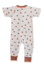 Load image into Gallery viewer, goumikids S/S ZIPPER ONEPIECE | HAPPY DOT by goumikids