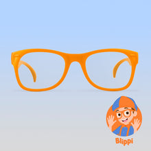 Load image into Gallery viewer, ro•sham•bo eyewear Screen Time Blippi Orange / Blue Light Filter Blippi Screen Time Specs | Junior