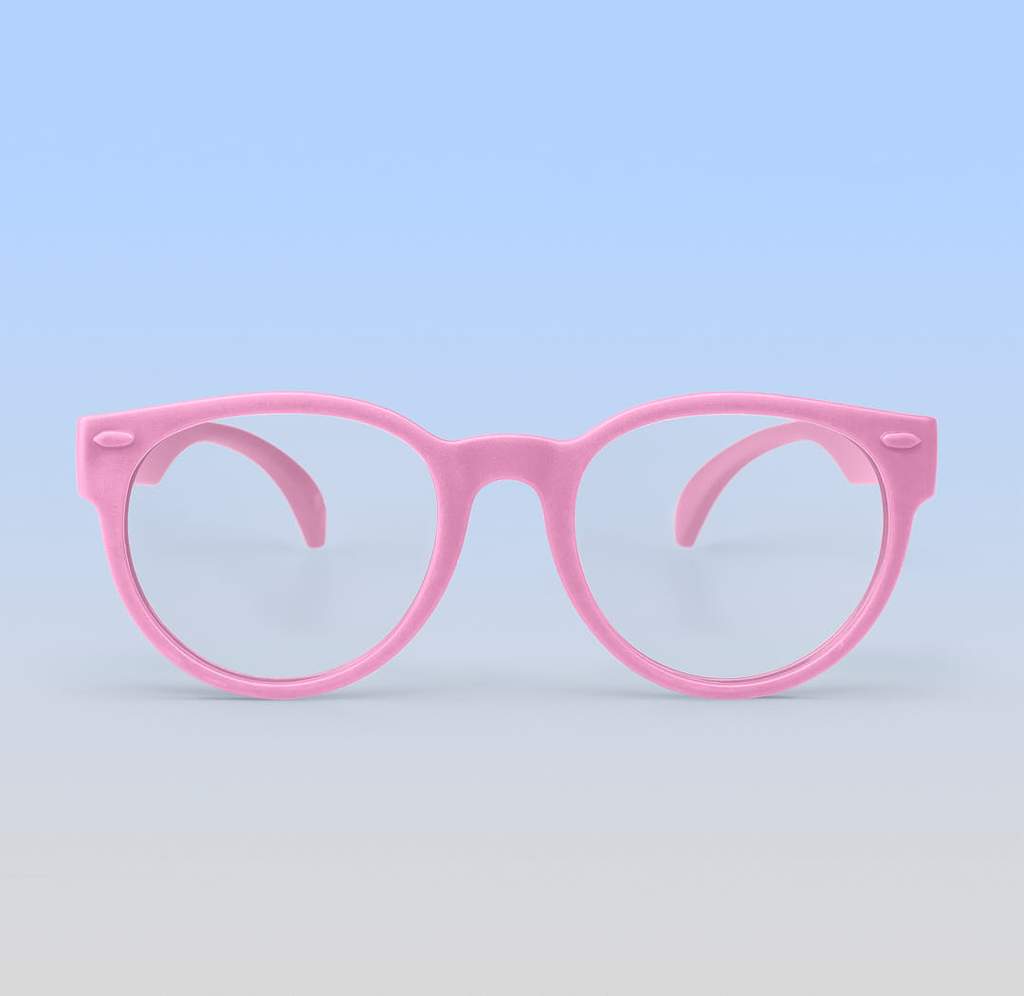 ro•sham•bo eyewear Screen Time Round / Light Pink / Blue Light Filter Toddler Screen Time Specs