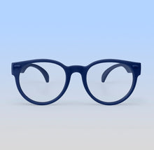 Load image into Gallery viewer, ro•sham•bo eyewear Screen Time Round / Navy / Blue Light Filter Junior Screen Time Specs