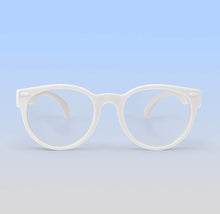 Load image into Gallery viewer, ro•sham•bo eyewear Screen Time Round / White / Blue Light Filter Toddler Screen Time Specs