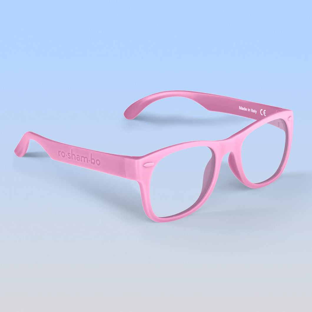 ro•sham•bo eyewear Screen Time Wayfarer / Light Pink / Blue Light Filter Toddler Screen Time Specs
