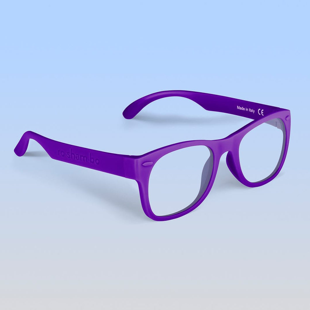 ro•sham•bo eyewear Screen Time Wayfarer / Purple / Blue Light Filter Toddler Screen Time Specs