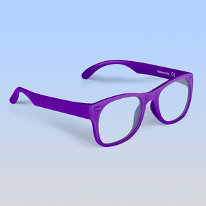 ro•sham•bo eyewear Screen Time Wayfarer / Purple Frame / Blue Light Filter Junior Screen Time Specs