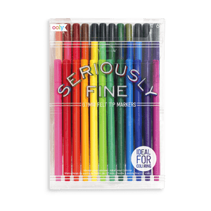 OOLY Seriously Fine Felt Tip Markers by OOLY