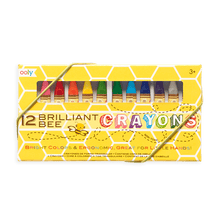 Load image into Gallery viewer, OOLY set of 12 Brilliant Bee Crayons by OOLY