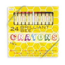 Load image into Gallery viewer, OOLY set of 24 Brilliant Bee Crayons by OOLY