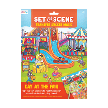 Load image into Gallery viewer, OOLY Set The Scene Transfer Stickers Magic - Day At The Fair by OOLY