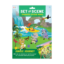 Load image into Gallery viewer, OOLY Set The Scene Transfer Stickers Magic - Jungle Journey by OOLY