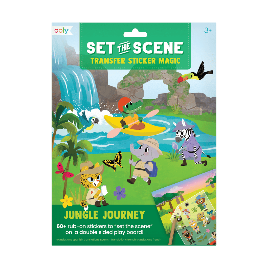 OOLY Set The Scene Transfer Stickers Magic - Jungle Journey by OOLY