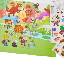 Load image into Gallery viewer, OOLY Set The Scene Transfer Stickers Magic - Magical Forest by OOLY