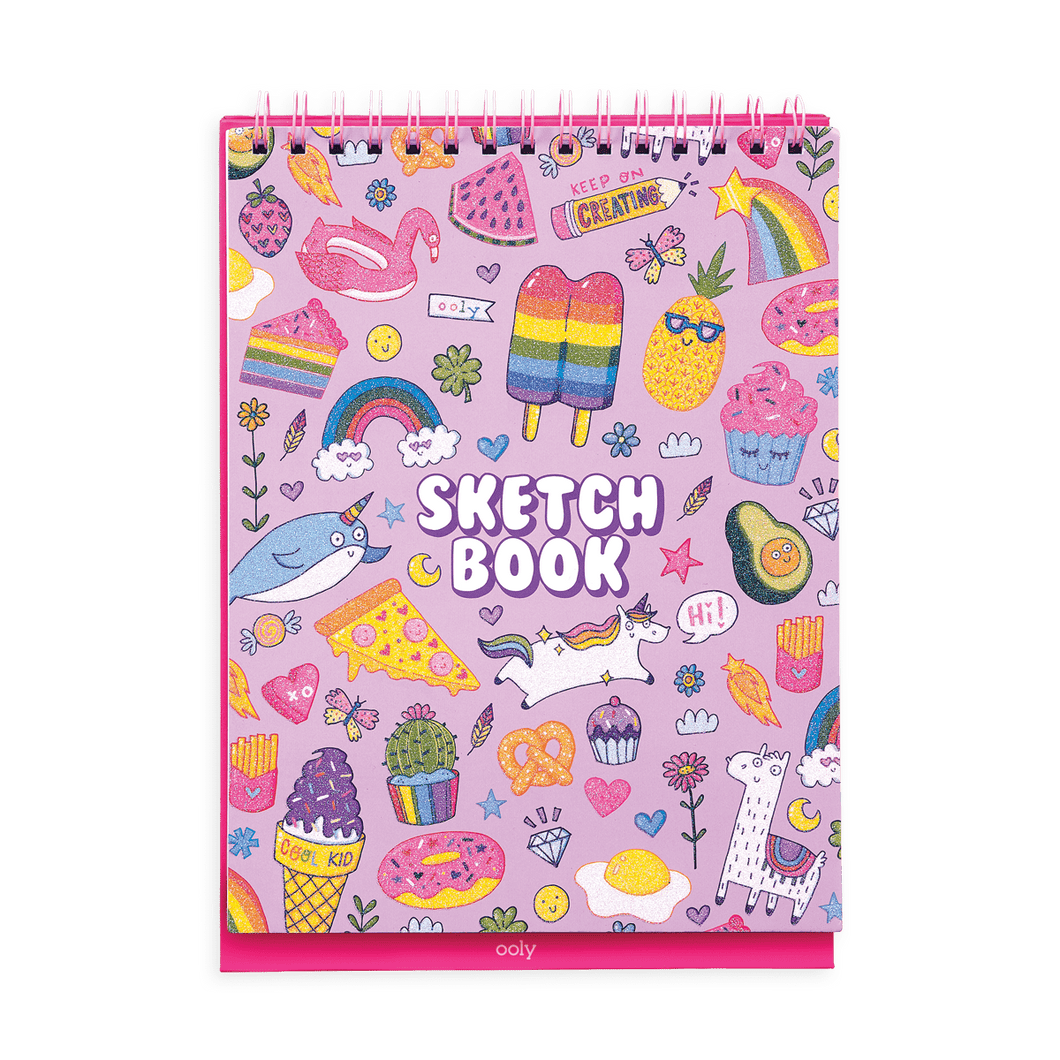 OOLY Sketch & Show Standing Sketchbook - Cute Doodle World by OOLY