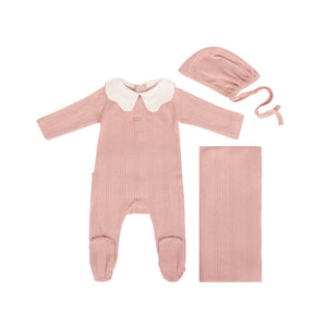 Cadeau Baby Soft Pink / 3M Petit Pointelle (set) by Cadeau Baby