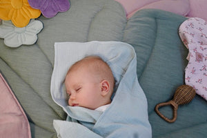 moimili.us Swaddle blanket Muslin "Gray" Baby Swaddle Blanket