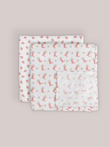 JuJuBe Swaddle Blanket Sets JuJuBe Silicone Bib - Cherry Cute by Doodle By MegSwaddle Blanket Set - Bloomin' Boot