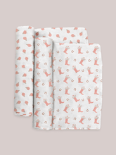 Load image into Gallery viewer, JuJuBe Swaddle Blanket Sets JuJuBe Silicone Bib - Cherry Cute by Doodle By MegSwaddle Blanket Set - Bloomin&#39; Boot