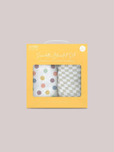 Load image into Gallery viewer, JuJuBe Swaddle Blanket Sets JuJuBe Silicone Bib - Cherry Cute by Doodle By MegSwaddle Blanket Set - Happy Baby Vibes
