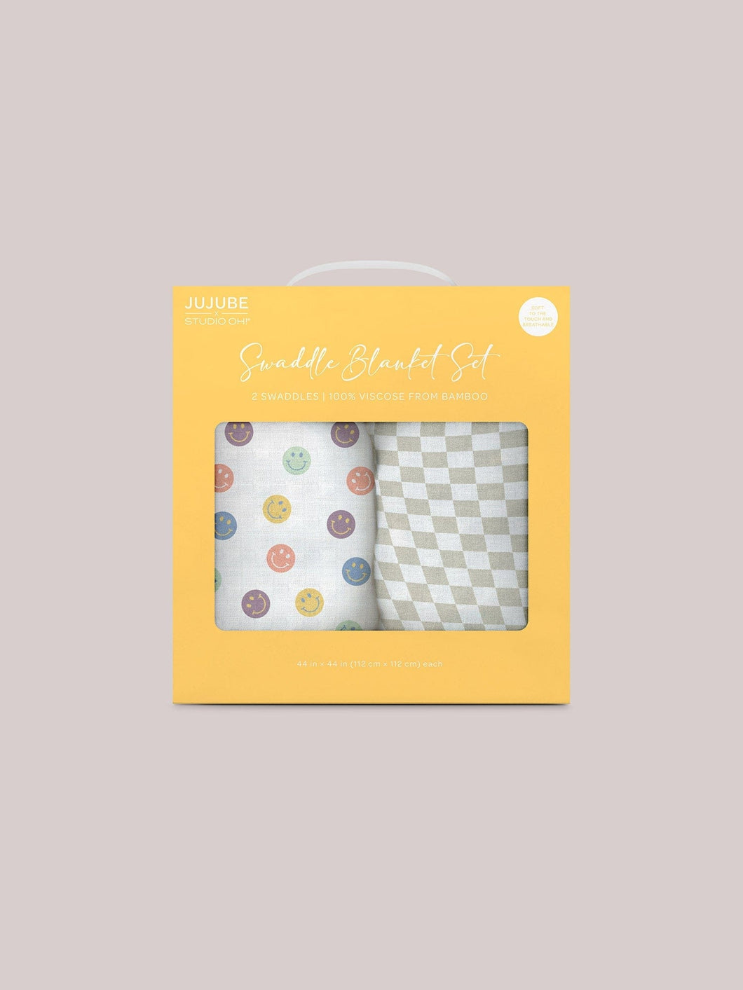JuJuBe Swaddle Blanket Sets JuJuBe Silicone Bib - Cherry Cute by Doodle By MegSwaddle Blanket Set - Happy Baby Vibes