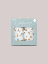 Load image into Gallery viewer, JuJuBe Swaddle Blanket Sets Swaddle Blanket Set - Howdy Partner Blue