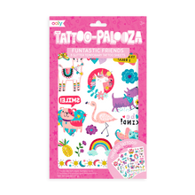 Load image into Gallery viewer, OOLY Tattoo-Palooza Temporary Tattoos - Funtastic Friends - 3 Sheets by OOLY