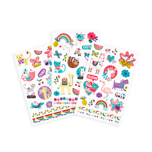 OOLY Tattoo-Palooza Temporary Tattoos - Funtastic Friends - 3 Sheets by OOLY