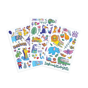 OOLY Tattoo-Palooza Temporary Tattoos - Party Animal by OOLY