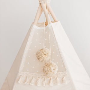 minicamp Teepee Minicamp Extra Large Indoor Teepee Tent With Tassels Decor In Boho Style