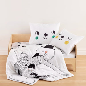 Rookie Humans Toddler Comforter Swan Toddler Bedding Set