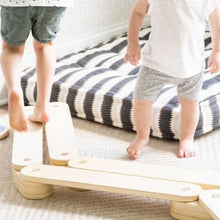 Load image into Gallery viewer, Poppyseed Play Toddler Toys Wooden Balance Beam