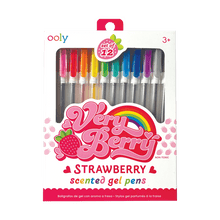 Load image into Gallery viewer, OOLY Very Berry Strawberry Scented Gel Pens - Set of 12 by OOLY