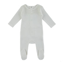 Load image into Gallery viewer, Cadeau Baby White / 3M Crochet front piece by Cadeau Baby