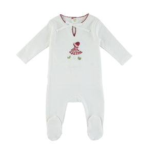 Cadeau Baby White / 3M Dolly (Footie) by Cadeau Baby