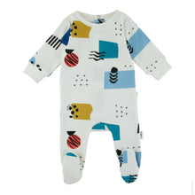 Load image into Gallery viewer, Cadeau Baby White Boys / 3M CADEAU PLAY (Footie) by Cadeau Baby