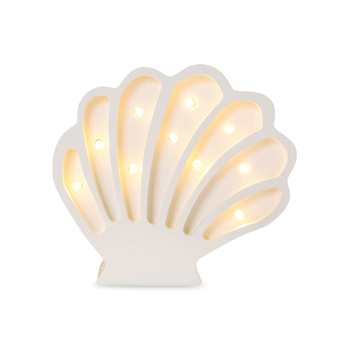 Little Lights US White Pearl Little Lights Mini Seashell Lamp