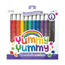 Load image into Gallery viewer, OOLY Yummy Yummy Scented Markers - Set of 12 by OOLY