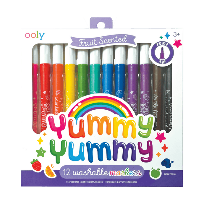 OOLY Yummy Yummy Scented Markers - Set of 12 by OOLY