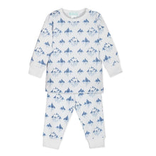 Load image into Gallery viewer, Feather Baby 2-Piece Pajamas - Polar Bears on White  100% Pima Cotton by Feather Baby