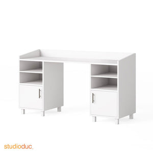 ducduc desk white indi doublewide desk