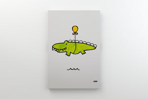 onceuponadesign.ca Al I Gator | Aligator Crocodile | 12X16