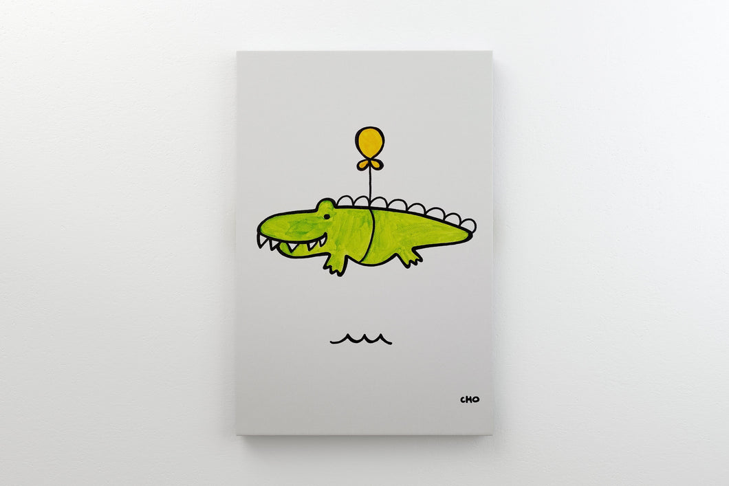 onceuponadesign.ca Al I Gator | Aligator Crocodile | 12X16
