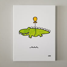 Load image into Gallery viewer, onceuponadesign.ca Al I Gator | Aligator Crocodile | 12X16