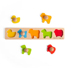 Load image into Gallery viewer, Bigjigs Toys Animal Matching Board
