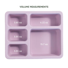 Load image into Gallery viewer, Austin Baby Collection Apparel &amp; Accessories Austin Baby Collection Silicone Bento Box Camper Violet