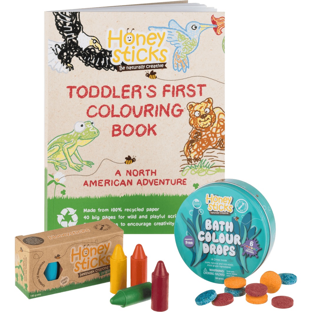 Honeysticks USA Arts and Crafts From Land to Sea Coloring Set by Honeysticks USA