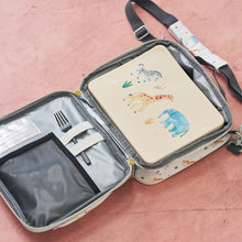 Load image into Gallery viewer, Austin Baby Collection Austin Baby Collection Bento and Lunch Bag Set Safari
