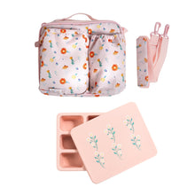 Load image into Gallery viewer, Austin Baby Collection Austin Baby Collection Bento and Lunch Bag Set Wildflower