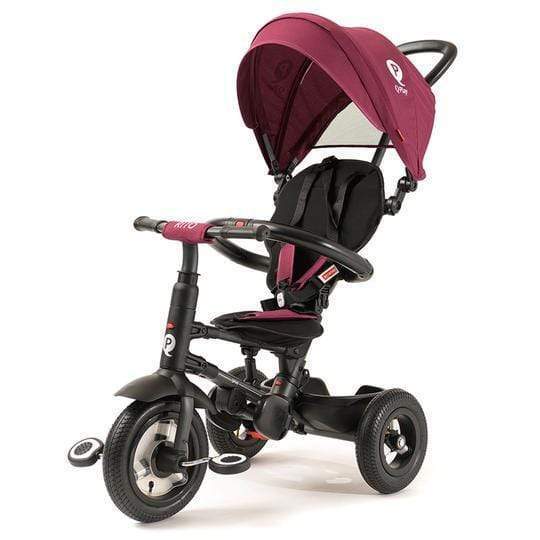 Posh Baby and Kids Baby Gear Burgundy Posh Baby and Kids Rito Plus Folding Stroller / Trike - Black