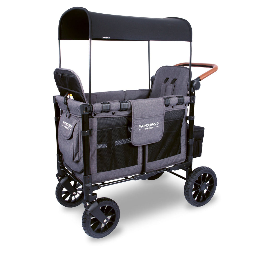 Wonderfold Wagon Baby Gear Charcoal Gray Wonderfold Wagon W2S 2.0 Multifunctional Stroller Wagon (2 Seater)